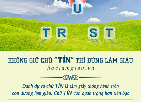 Không giữ chữ “tín” thì đừng làm giàu